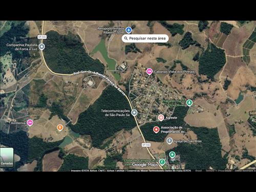 LOTE DE TERRENO DE 1.880,00 m² NO LOTEAMENTO AGRESTE EM ESPÍRITO SANTO DO PINHAL/SP