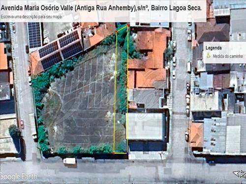 Terreno com área de 290m²