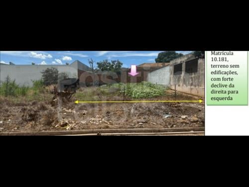 LOTE 1 - TERRENO COM A.T. DE 250,00M² - BIRIGUI/SP