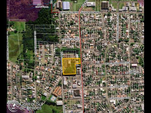 Terreno com área de 10.130,30m², com Edificação, no bairro Mina União, em Criciúma/SC