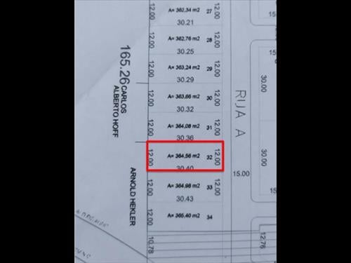 IMÓVEL URBANO COM ÁREA TOTAL DE 559,43m² - EM PARECI NOVO-RS