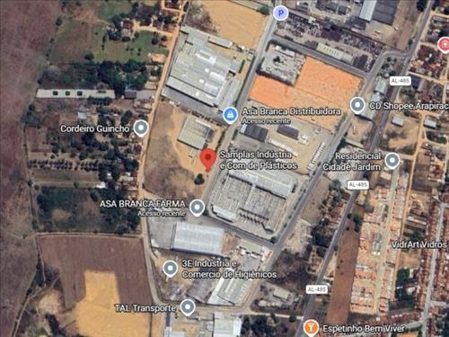 Imóvel Industrial, A.T.- 19.234m², A.C.- 2.344m², Guaribas, Arapiraca/AL (28570) | Grupo Lance