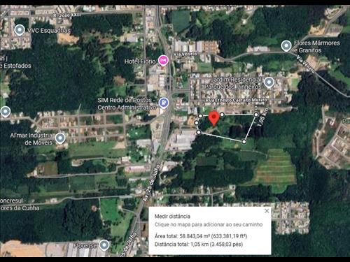 UMA ÁREA DE 58.309,80m² COM BENFEITORIAS NA CIDADE DE FLORES DA CUNHA/RS