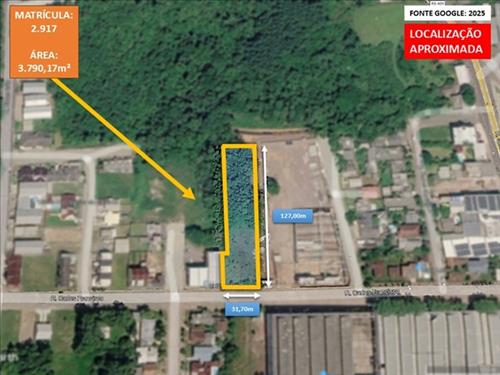 Terreno c/ 3.790,17m², sem benfeitorias, Rua Carlos Francisco, Centro de Vera Cruz/RS.