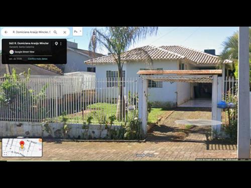 BEM- IMÓVEL COM ÁREA TOTAL DE 387,60 M², COM CASA DE ALVENARIA, NA RUA DOMICIANA DE ARAUJO WINCKLER...