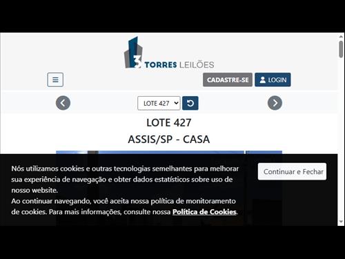 LOTE 427        ASSIS/SP - CASA