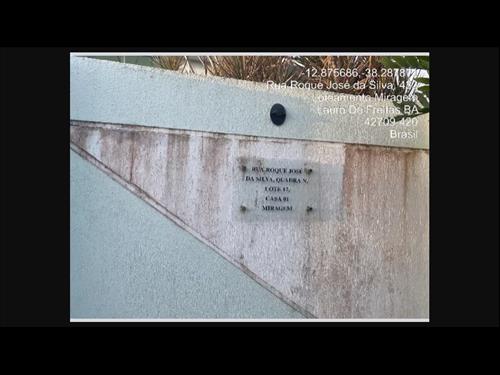 Lauro de Freitas BA Rua Roque José da Silva 396 Residencial Soteropolitanos Casa 02 Matrícula-49697