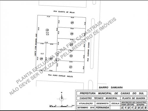 LOTE ÚNICO - TERRENO URBANO, COM ÁREA DE 1.000,00M², LOTE Nº 02 DA QUADRA