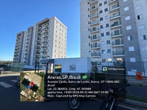 ARARAS/SP - SITIOS DE RECREIO INDEPENDENCIA - APARTAMENTO, 73,23 M2 DE ÁREA TOTAL, 48,78 M2 DE ÁREA...