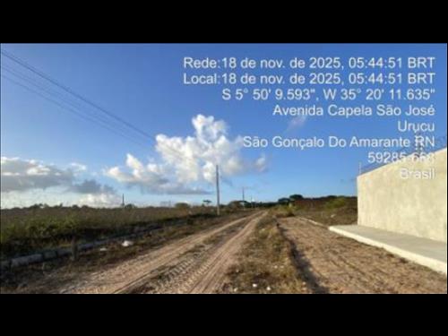 Terreno na Capela São José em São Gonçalo do Amarante/RN