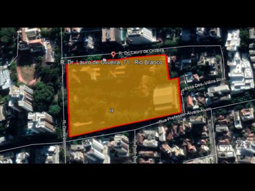 Praça- RIO BRANCO Porto Alegre/RS - Prédio com Área Construída de 13.296,00m² e Terreno com 21.404,...