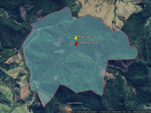 Imóvel Rural, A.T.- 308ha, Dores do Paraibuna, Santos Dumont/MG (28466) | Grupo Lance